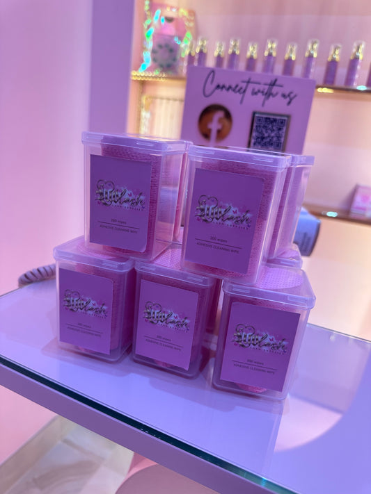 Adhesive wipes