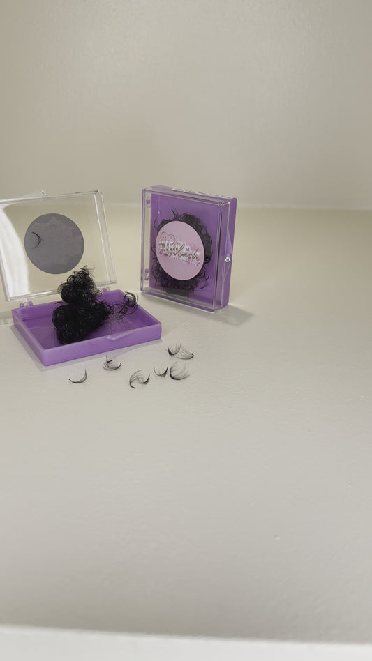 (LOOSE) 0.07 10D DD CURL PROMADES FANS (500 approx per box)